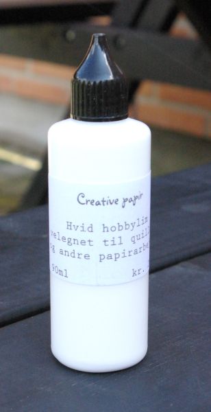 Creative papirs hvid hobbylim 90 ml